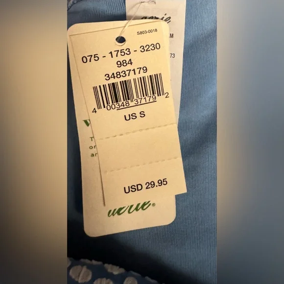 Aerie Blue Polka Dot Bikini Bottoms - Picture 2 of 2